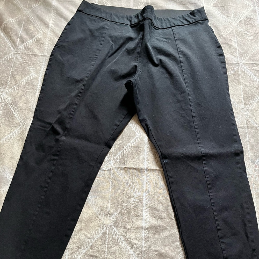 A new day black elastic waist pant